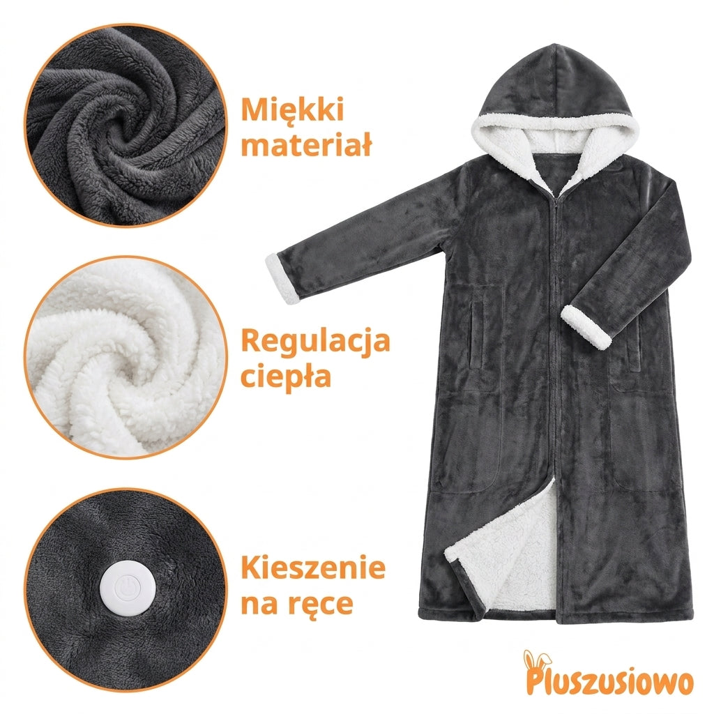 Ciepluszek – Ubierany Koc Grzejący