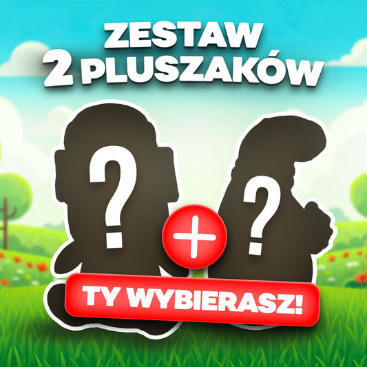 Zestaw 2 Pluszaków